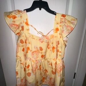 Sunny Floral Women's Blouse